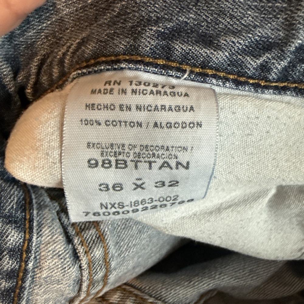 Wranglers Originals Relaxed Bootcut Men's Jeans - Medium Stonewash, Size 36x 32 - Picture 4 of 4